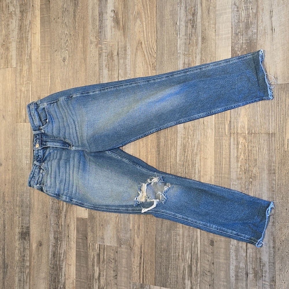HOLLISTER| Slim straight Distressed Leg Denim Pants | Size 27​